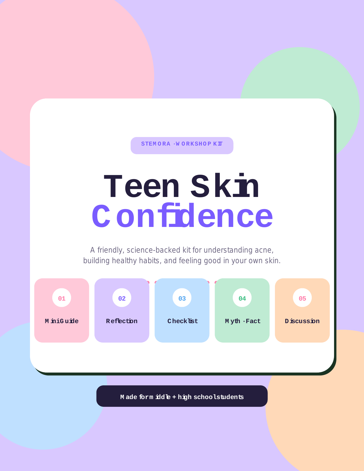Cover preview of Teen Skin Confidence Guide